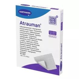 ATRAUMAN 5x5 cm sterilūs kompresai, 10 vnt
