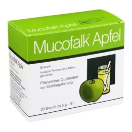MUCOFALK Apple Gran geriamajai suspensijai ruošti, 20 vnt