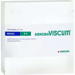 ABNOBAVISCUM Abietis D 6 ampulės, 48 vnt
