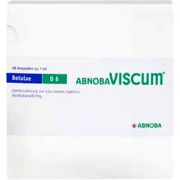 ABNOBAVISCUM Betulae D 6 ampulės, 48 vnt