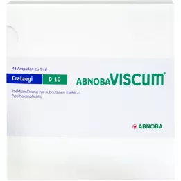 ABNOBAVISCUM Crataegi D 10 ampulių, 48 vnt
