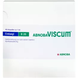 ABNOBAVISCUM Crataegi D 20 ampulės, 48 vnt