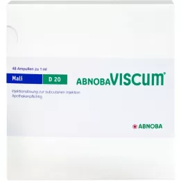 ABNOBAVISCUM Mali D 20 ampulės, 48 vnt