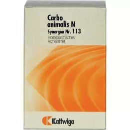 SYNERGON KOMPLEX 113 Carbo animalis N tablečių, 200 vnt
