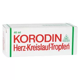 KORODIN Peroraliniai širdies ir kraujagyslių lašai, 40 ml