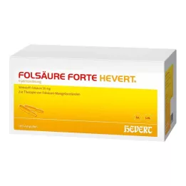 FOLSÄURE HEVERT forte ampulės, 100X2 ml