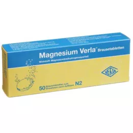 MAGNESIUM VERLA Šnypščiosios tabletės, 50 vnt