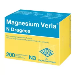 MAGNESIUM VERLA N Dražė, 200 vnt