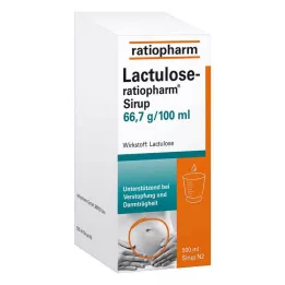 LACTULOSE-ratiopharm sirupas, 500 ml