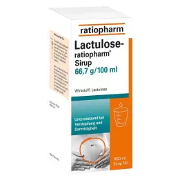 LACTULOSE-ratiopharm sirupas, 1000 ml