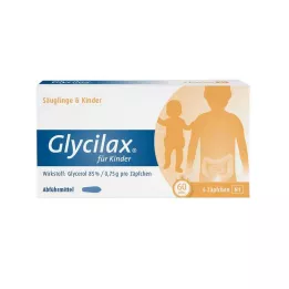 GLYCILAX Žvakutės vaikams, 6 vnt