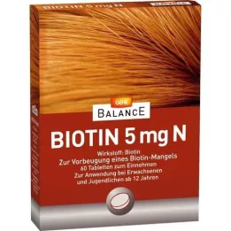 GEHE BALANCE Biotin 5 mg N tabletės, 60 vnt