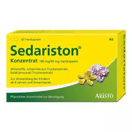 SEDARISTON Koncentruotos kietos kapsulės, 60 vnt