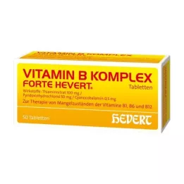 VITAMIN B KOMPLEX forte Hevert tabletės, 50 vnt
