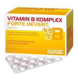 VITAMIN B KOMPLEX forte Hevert tabletės, 200 vnt