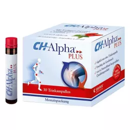 CH ALPHA Plius geriamosios ampulės, 30 vnt