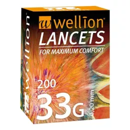 WELLION Lancetai 33 G, 200 vnt