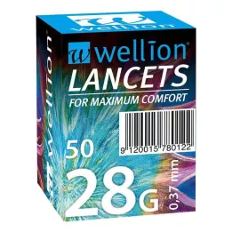 WELLION Lancetai 28 G, 50 vnt