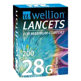 WELLION Lancetai 28 G, 200 vnt