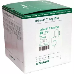 URIMED Tribag Plus šlapimo maišelis kojoms 500 ml 50 cm ster., 10 vnt