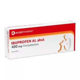IBUPROFEN AL akut 400 mg plėvele dengtos tabletės, 10 vnt