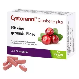 CYSTORENAL Cranberry plus kapsulės, 60 vnt
