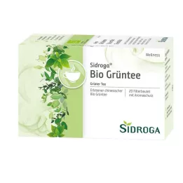 SIDROGA Wellness žaliosios arbatos filtravimo maišeliai, 20X1,7 g