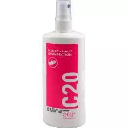 ORO C20 rankų ir odos dezinfekcijos purškimo buteliukas, 125 ml