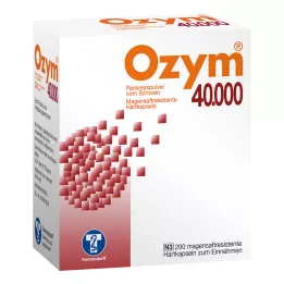 OZYM 40 000 skrandyje neirių kietų kapsulių, 200 vnt