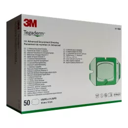 TEGADERM 3M I.V. Advanced Fixation V.10x12 cm 1688, 50 vnt
