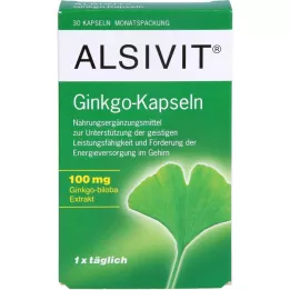 GINKGO 100 mg Alsivit kapsulės, 30 vnt