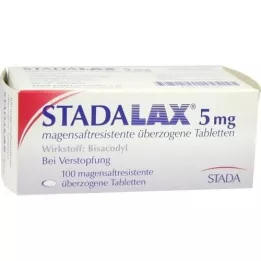 STADALAX 5 mg skrandyje neirios dengtos tabletės, 100 vnt