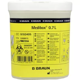 MEDIBOX Išmetimo talpa 0,7 l, 1 vnt