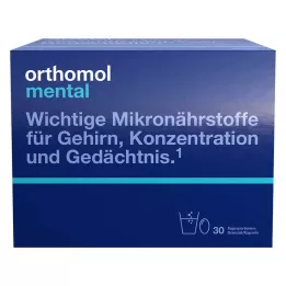 ORTHOMOL mentalinės granulės/kapsulės 30 dienų kombinuota pakuotė, 30 vnt