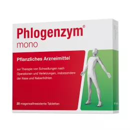 PHLOGENZYM mono skrandyje neirios tabletės, 20 vnt