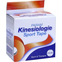KINESIOLOGIE Sportinė juosta 5 cmx5 m raudona, 1 vnt