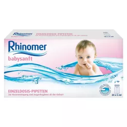RHINOMER Babysanft jūros vandens 5 ml vienkartinis vamzdelis, 20X5 ml