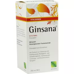 GINSANA G 115 tonikas, 250 ml