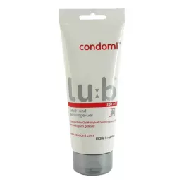 CONDOMI Tepalinis lubrikantas ir masažo gelis, 200 ml