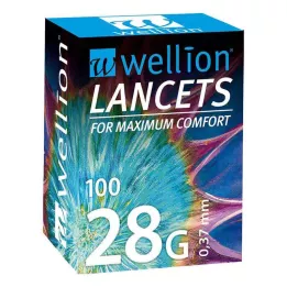 WELLION Lancetai 28 G, 100 vnt