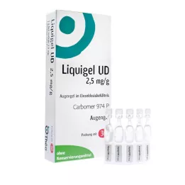 LIQUIGEL UD 2,5 mg/g akių gelis vienos dozės talpyklėje, 30 x 0,5 g