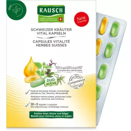 RAUSCH Žolelių Vital kapsulės, 30X2 vnt