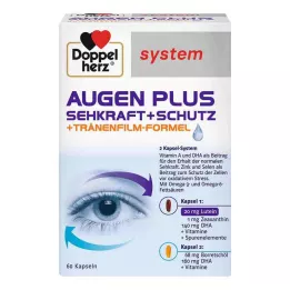 DOPPELHERZ Eyes plus Vision+Protection sistemos kapsulės, 60 vnt