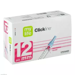 MYLIFE Clickfine švirkštimo priemonės adatos 12 mm, 100 vnt