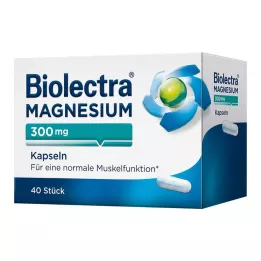 BIOLECTRA Magnio 300 mg kapsulės, 40 vnt