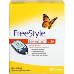 FREESTYLE „Freedom Lite“ rinkinys mg/dl be kodavimo, 1 vnt