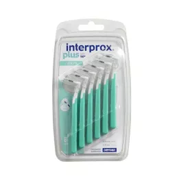 INTERPROX plus mikro žalias tarpdančių šepetėlis, 6 vnt