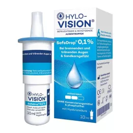 HYLO-VISION SafeDrop 0,1% akių lašai, 10 ml