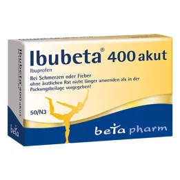 IBUBETA 400 ūmių plėvele dengtų tablečių, 50 vnt