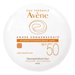 AVENE Kompaktiškas kremas nuo saulės SPF 50 smėlio, 10 g